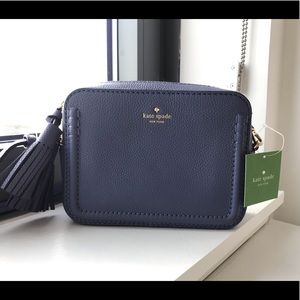Kate Spade Arla crossbody handbag in Oyster Blue
